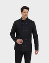 HARRISON MEN'S CLASSIC LEATHER COAT | BLUE